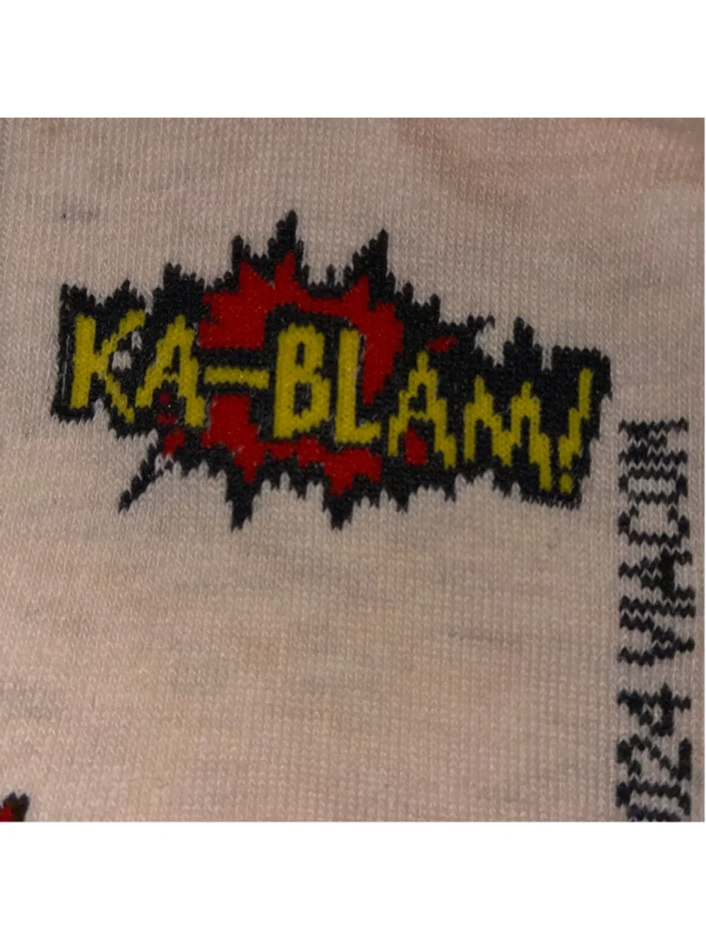 Nickelodeon Fairly OddParents Socks Super Timmy One Size Beige Red